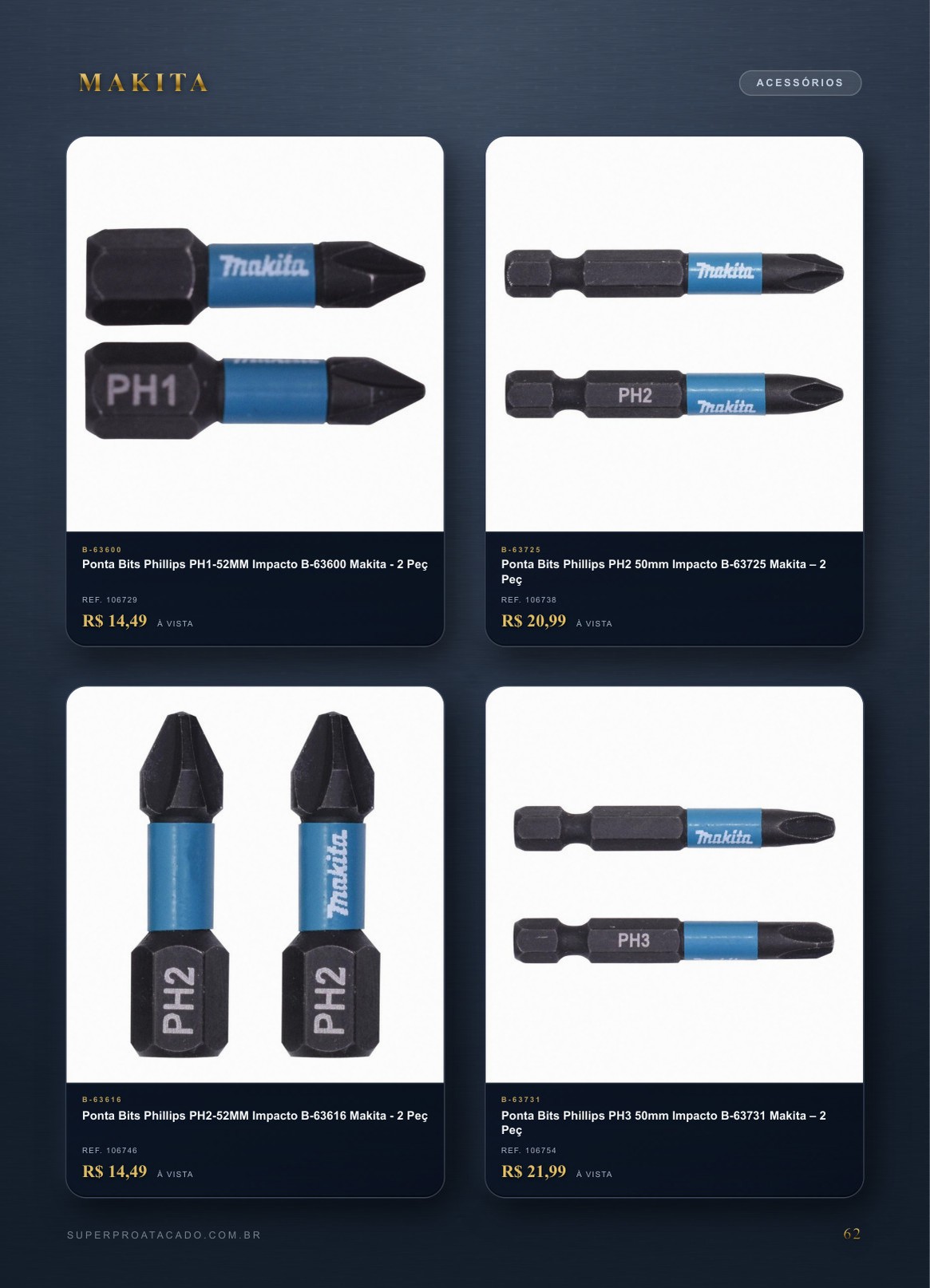 Catálogo Digital Makita — Página 62
